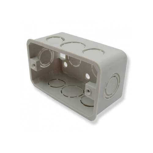 Caja Rectangular PVC Blanco Eco - Tul